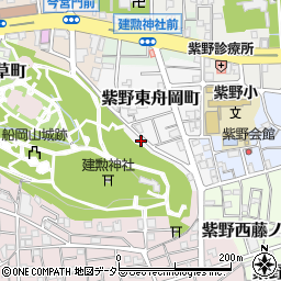 京都府京都市北区紫野東舟岡町5周辺の地図