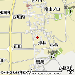 京都府亀岡市千歳町国分（坪井）周辺の地図