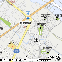 滋賀県栗東市辻252周辺の地図