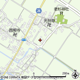 滋賀県草津市下笠町1180-5周辺の地図