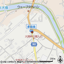 多田良周辺の地図