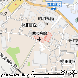 共和病院（共和会）周辺の地図