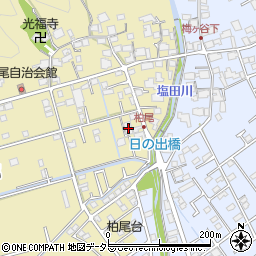 静岡県静岡市清水区柏尾748-1周辺の地図