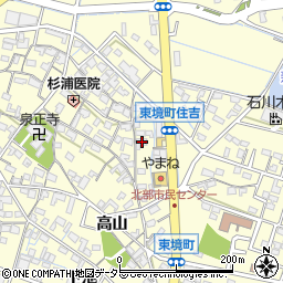 愛知県刈谷市東境町児山8周辺の地図