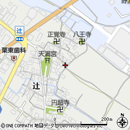滋賀県栗東市辻190周辺の地図