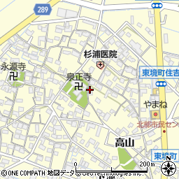 愛知県刈谷市東境町児山88周辺の地図