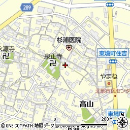 愛知県刈谷市東境町児山85周辺の地図