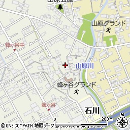 静岡県静岡市清水区蜂ヶ谷175周辺の地図
