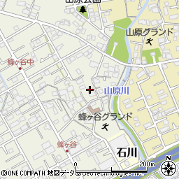 静岡県静岡市清水区蜂ヶ谷175周辺の地図