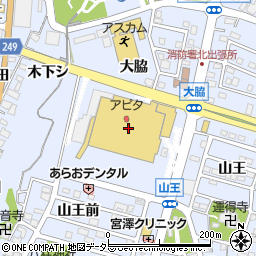 魚福寿司アピタ東海荒尾店周辺の地図