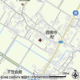 滋賀県草津市下笠町1279周辺の地図