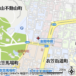京都 喜Shin 金閣寺周辺の地図