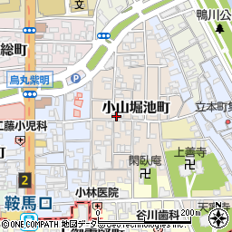 京都府京都市北区小山堀池町28周辺の地図