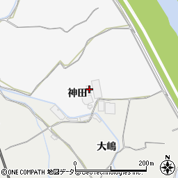 京都府亀岡市千代川町小林神田周辺の地図