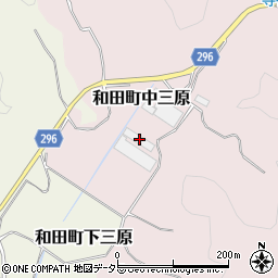 千葉県南房総市和田町中三原934周辺の地図
