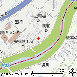 愛知県豊明市阿野町惣作13周辺の地図