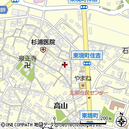 愛知県刈谷市東境町児山55周辺の地図