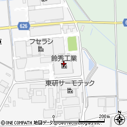 鈴秀工業株式会社　三重工場周辺の地図