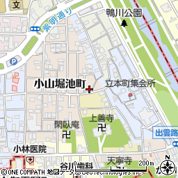 京都府京都市北区小山堀池町21周辺の地図