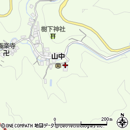 滋賀県大津市山中町1周辺の地図
