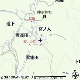 愛知県豊田市滝脇町杉長入周辺の地図