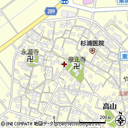 愛知県刈谷市東境町（児山）周辺の地図