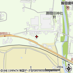 岡山県勝田郡勝央町勝間田606周辺の地図