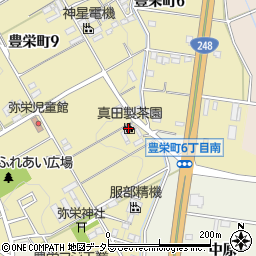 真田製茶園周辺の地図