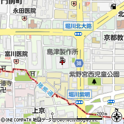 島津製作所周辺の地図