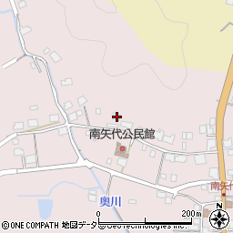 兵庫県丹波篠山市南矢代822周辺の地図