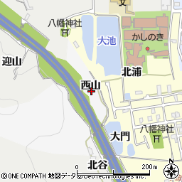 京都府亀岡市千代川町小林西山周辺の地図