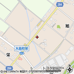 愛知県豊田市大島町旭92周辺の地図