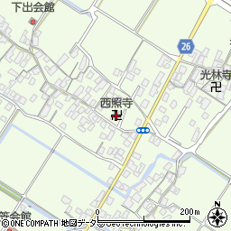 滋賀県草津市下笠町1284周辺の地図