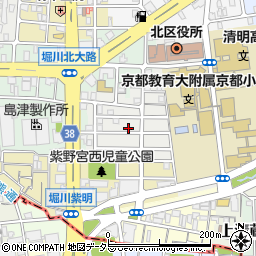 京都府京都市北区紫野東御所田町6周辺の地図