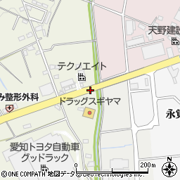 愛知県豊田市宝町（玉泉）周辺の地図