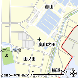愛知県東海市名和町奥山之田7周辺の地図