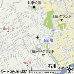 静岡県静岡市清水区蜂ヶ谷299周辺の地図