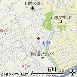 静岡県静岡市清水区蜂ヶ谷174-2周辺の地図