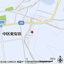 兵庫県多可郡多可町中区東安田347周辺の地図