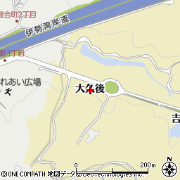 愛知県豊田市琴平町大久後周辺の地図