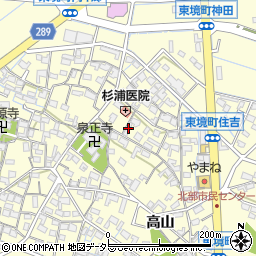 愛知県刈谷市東境町児山82周辺の地図