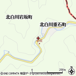 京都府京都市左京区北白川岩坂町周辺の地図