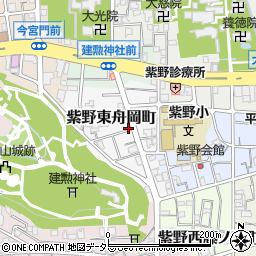 京都府京都市北区紫野東舟岡町24周辺の地図