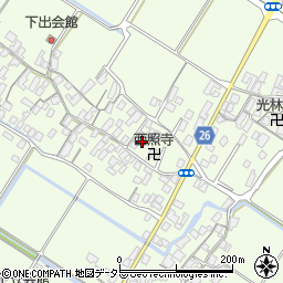 滋賀県草津市下笠町1277周辺の地図