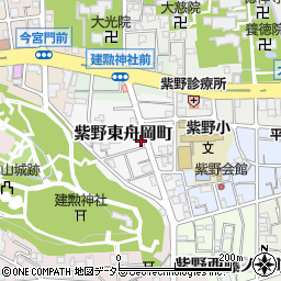 京都府京都市北区紫野東舟岡町23周辺の地図