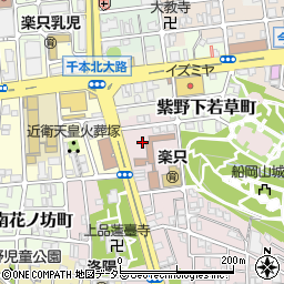 京都府京都市北区紫野西舟岡町周辺の地図