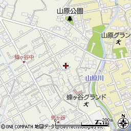 静岡県静岡市清水区蜂ヶ谷297周辺の地図