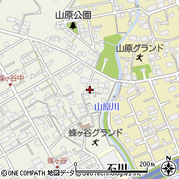 静岡県静岡市清水区蜂ヶ谷171-3周辺の地図
