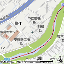 愛知県豊明市阿野町惣作26周辺の地図
