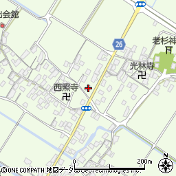 滋賀県草津市下笠町1268-2周辺の地図